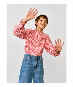 Abbey Gingham Shirt Poppy Bellerose Fashion Teen, Children -Bellerose Elegant Shop abbey gingham shirt poppy bellerose fashion teen children 2