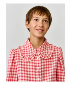 Abbey Gingham Shirt Poppy Bellerose Fashion Teen, Children -Bellerose Elegant Shop abbey gingham shirt poppy bellerose fashion teen children 4