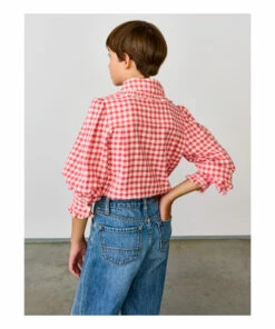 Abbey Gingham Shirt Poppy Bellerose Fashion Teen, Children -Bellerose Elegant Shop abbey gingham shirt poppy bellerose fashion teen children 6