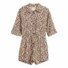 Aerial Leopard Print Playsuit Brown Bellerose Fashion Teen, Children