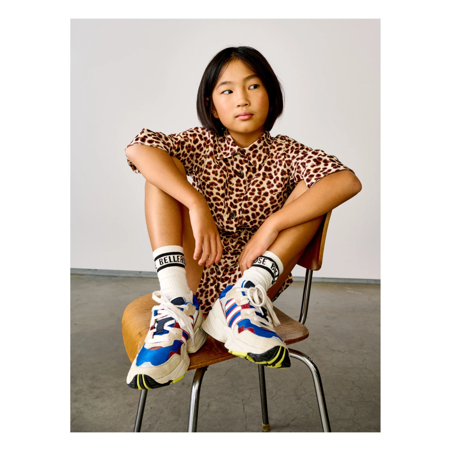 Aerial Leopard Print Playsuit Brown Bellerose Fashion Teen, Children 5 Aerial Leopard Print Playsuit Brown Bellerose Fashion Teen, Children - Image 5