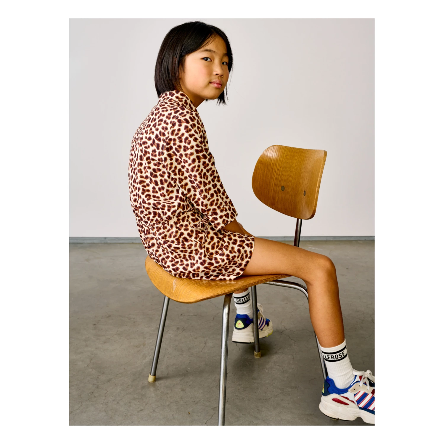 Aerial Leopard Print Playsuit Brown Bellerose Fashion Teen, Children 6 Aerial Leopard Print Playsuit Brown Bellerose Fashion Teen, Children - Image 6