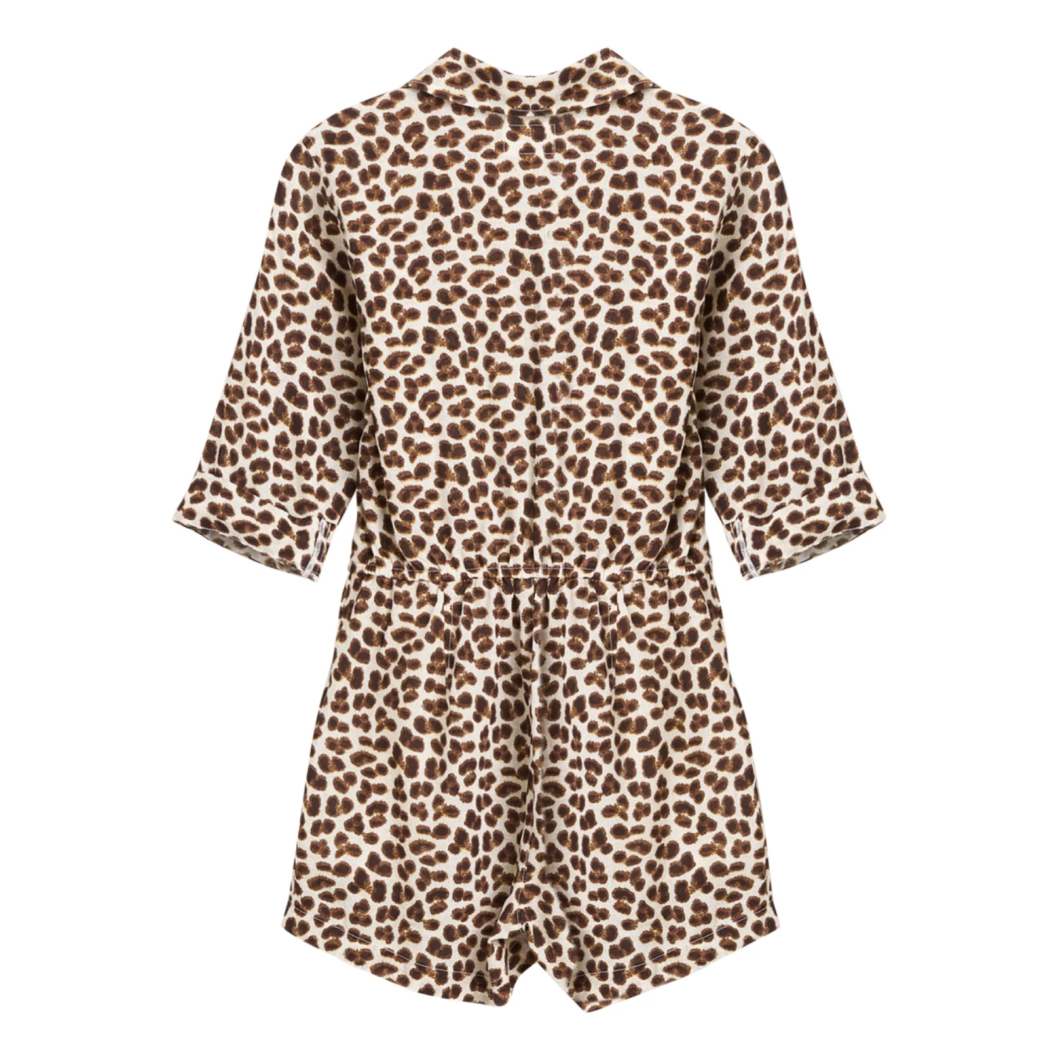 Aerial Leopard Print Playsuit Brown Bellerose Fashion Teen, Children 9 Aerial Leopard Print Playsuit Brown Bellerose Fashion Teen, Children - Image 9