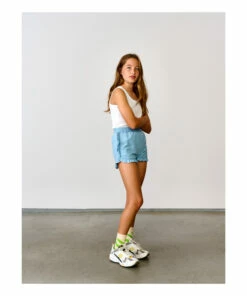 Aimy Shorts Pale blue Bellerose Fashion Teen, Children -Bellerose Elegant Shop aimy shorts pale blue bellerose fashion teen children 2