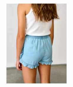 Aimy Shorts Pale blue Bellerose Fashion Teen, Children -Bellerose Elegant Shop aimy shorts pale blue bellerose fashion teen children 5