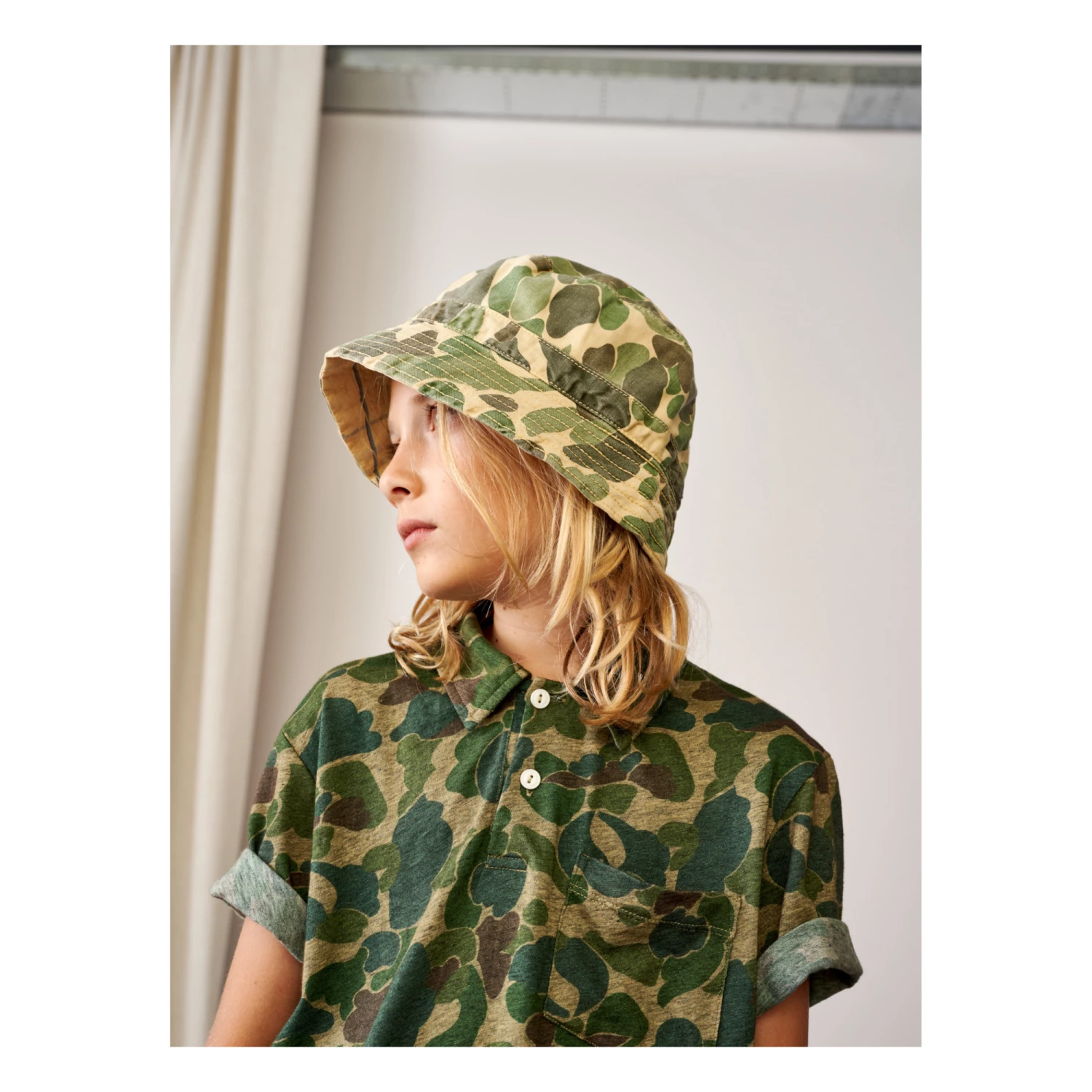 Akim Polo Shirt Khaki Bellerose Fashion Teen, Children 3 Akim Polo Shirt Khaki Bellerose Fashion Teen, Children - Image 3