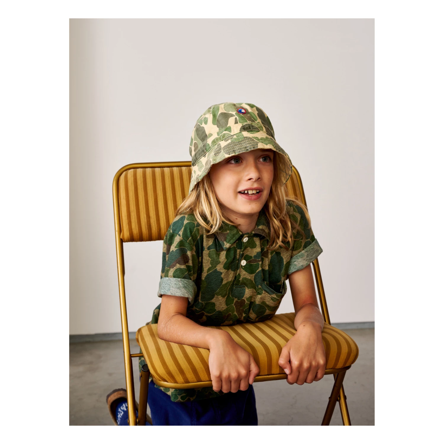 Akim Polo Shirt Khaki Bellerose Fashion Teen, Children 4 Akim Polo Shirt Khaki Bellerose Fashion Teen, Children - Image 4