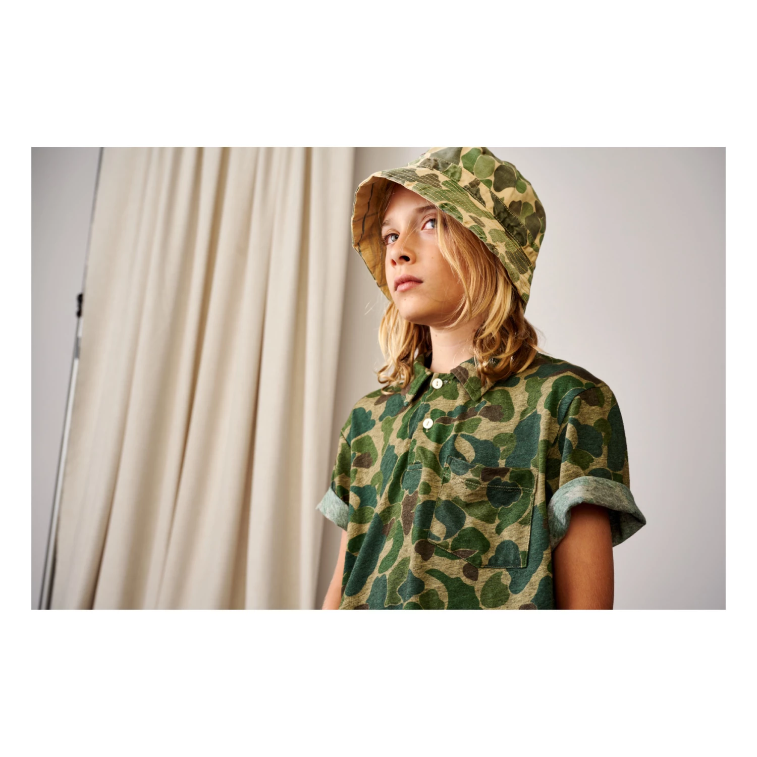 Akim Polo Shirt Khaki Bellerose Fashion Teen, Children 7 Akim Polo Shirt Khaki Bellerose Fashion Teen, Children - Image 7
