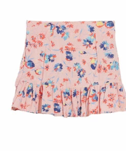 Alaise Floral Skirt Pink Bellerose Fashion Teen, Children -Bellerose Elegant Shop alaise floral skirt pink bellerose fashion teen children 3