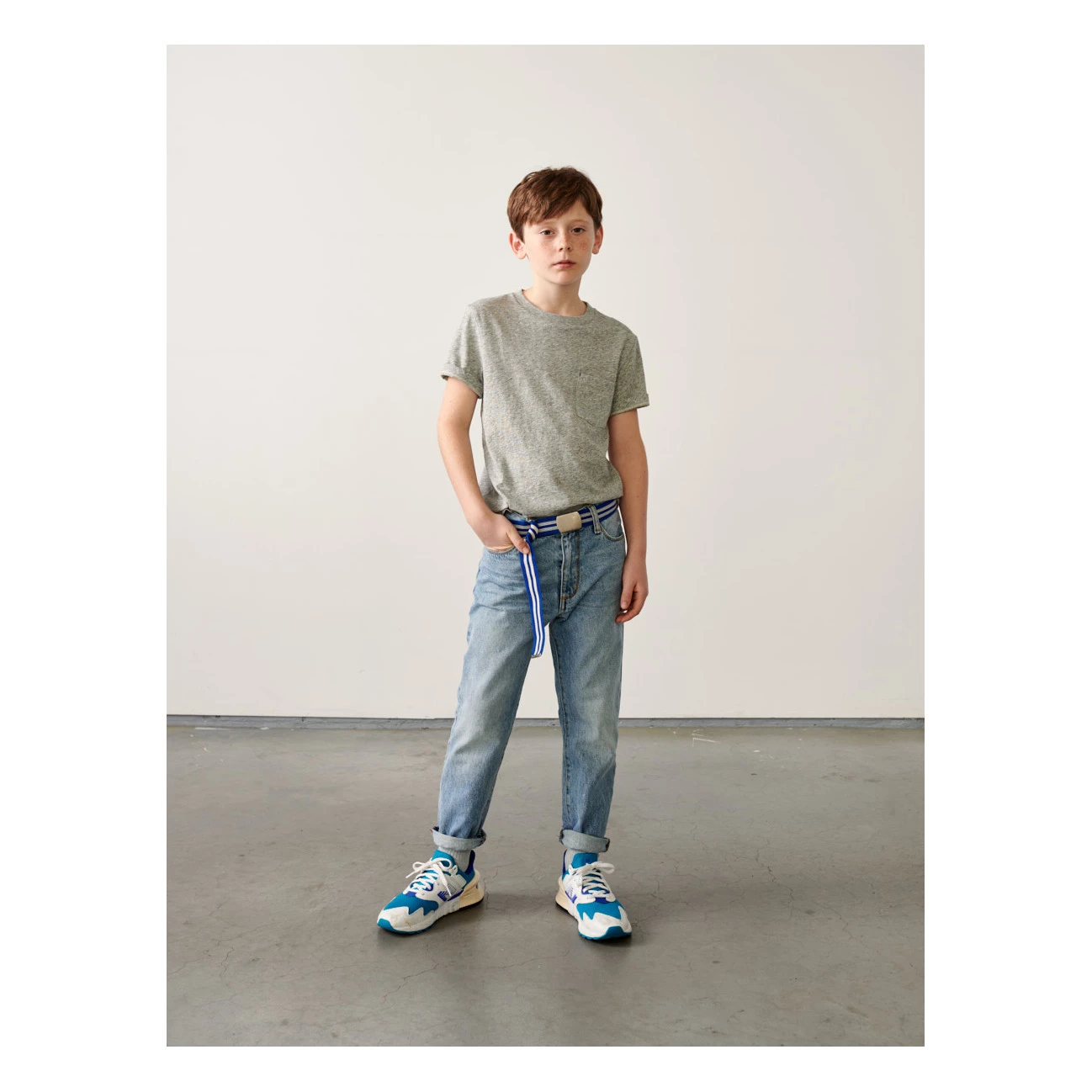 Aldo pocket t-shirt Heather grey Bellerose Fashion Teen, Children 2 Aldo pocket t-shirt Heather grey Bellerose Fashion Teen, Children - Image 2