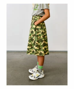 Alicia Camo Skirt Khaki Bellerose Fashion Teen, Children -Bellerose Elegant Shop alicia camo skirt khaki bellerose fashion teen children 4