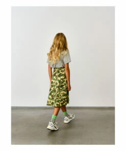 Alicia Camo Skirt Khaki Bellerose Fashion Teen, Children -Bellerose Elegant Shop alicia camo skirt khaki bellerose fashion teen children 5