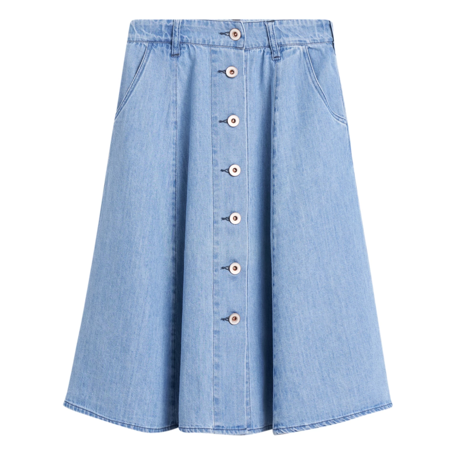 Alicia Skirt Denim blue Bellerose Fashion Teen, Children 1 Alicia Skirt Denim blue Bellerose Fashion Teen, Children