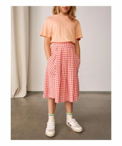 Amici Gingham Skirt Poppy Bellerose Fashion Teen, Children -Bellerose Elegant Shop amici gingham skirt poppy bellerose fashion teen children 4