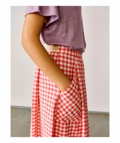 Amici Gingham Skirt Poppy Bellerose Fashion Teen, Children -Bellerose Elegant Shop amici gingham skirt poppy bellerose fashion teen children 6