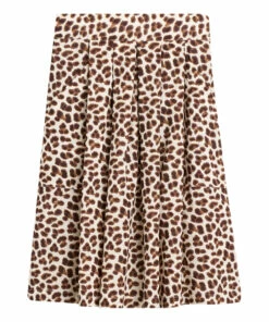 Amici Leopard Print Skirt Brown Bellerose Fashion Teen, Children