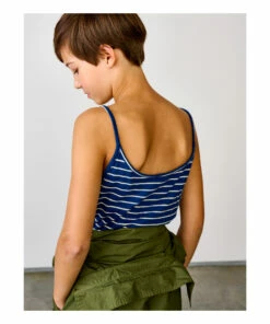 Amil Striped Tank Top Blue Bellerose Fashion Teen, Children -Bellerose Elegant Shop amil striped tank top blue bellerose fashion teen children 5