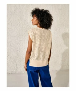 Antib Vest - Women&rsquo;s Collection - Ecru Bellerose Fashion Adult -Bellerose Elegant Shop antib vest women rsquo s collection ecru bellerose fashion adult 5