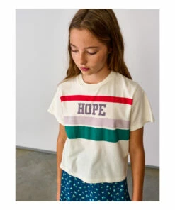Argi Hope T-Shirt Off white Bellerose Fashion Teen, Children -Bellerose Elegant Shop argi hope t shirt off white bellerose fashion teen children 3