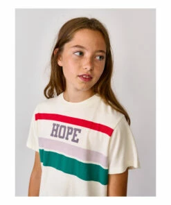 Argi Hope T-Shirt Off white Bellerose Fashion Teen, Children -Bellerose Elegant Shop argi hope t shirt off white bellerose fashion teen children 4