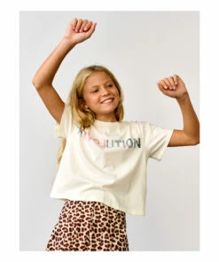 Argi Revolution T-Shirt Off white Bellerose Fashion Teen, Children -Bellerose Elegant Shop argi revolution t shirt off white bellerose fashion teen children 2