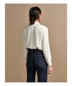 Astra Silk Shirt - Women's Collection - Ivory Bellerose Fashion Adult -Bellerose Elegant Shop astra silk shirt women s collection astra silk shirt women s collection ivory bellerose fashion adult 6