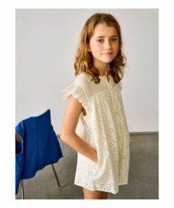 Astrids Playsuit White Bellerose Fashion Teen, Children -Bellerose Elegant Shop astrids playsuit white bellerose fashion teen children 4