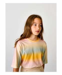Atha Tie-Dye T-shirt Orange Bellerose Fashion Teen, Children -Bellerose Elegant Shop atha tie dye t shirt orange bellerose fashion teen children 5