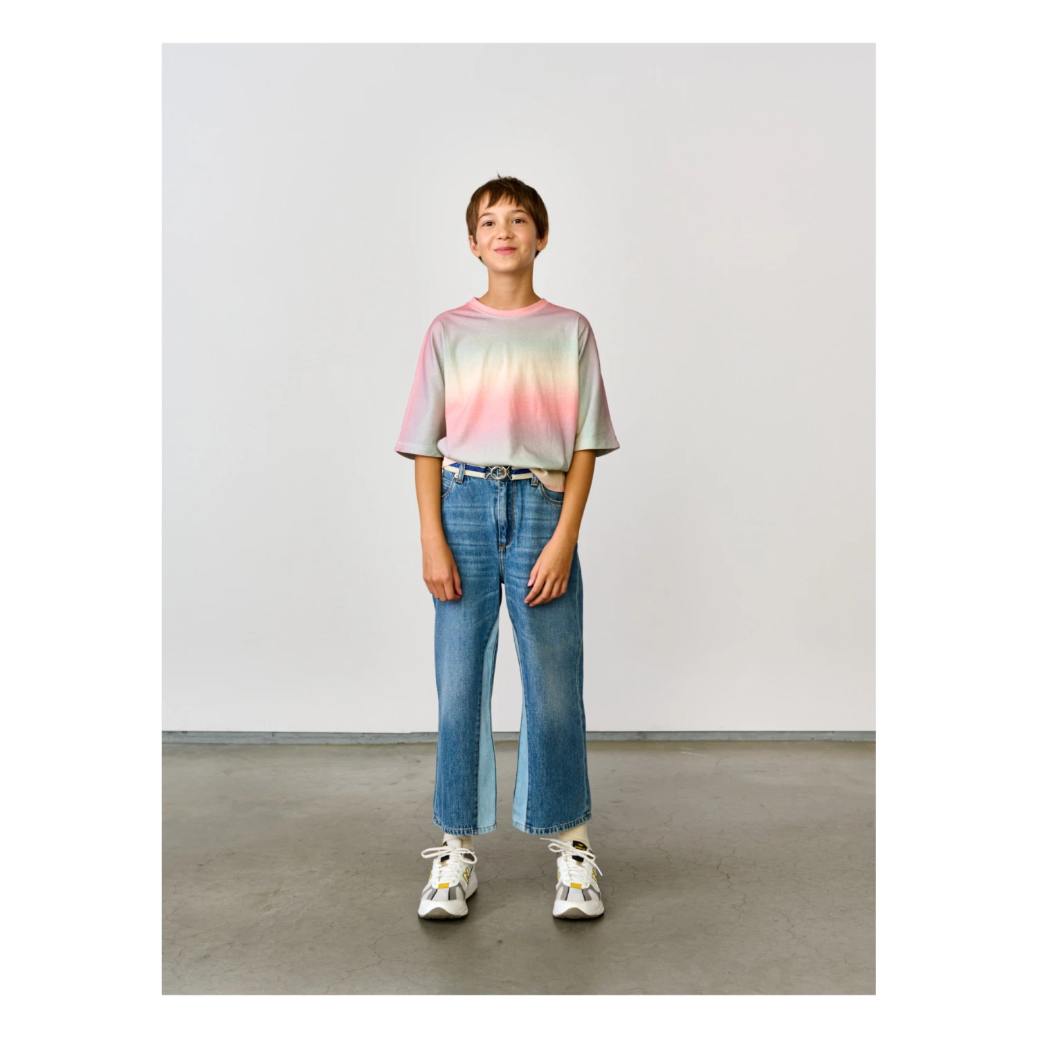 Atha Tie-Dye T-shirt Pink Bellerose Fashion Teen, Children 2 Atha Tie-Dye T-shirt Pink Bellerose Fashion Teen, Children - Image 2