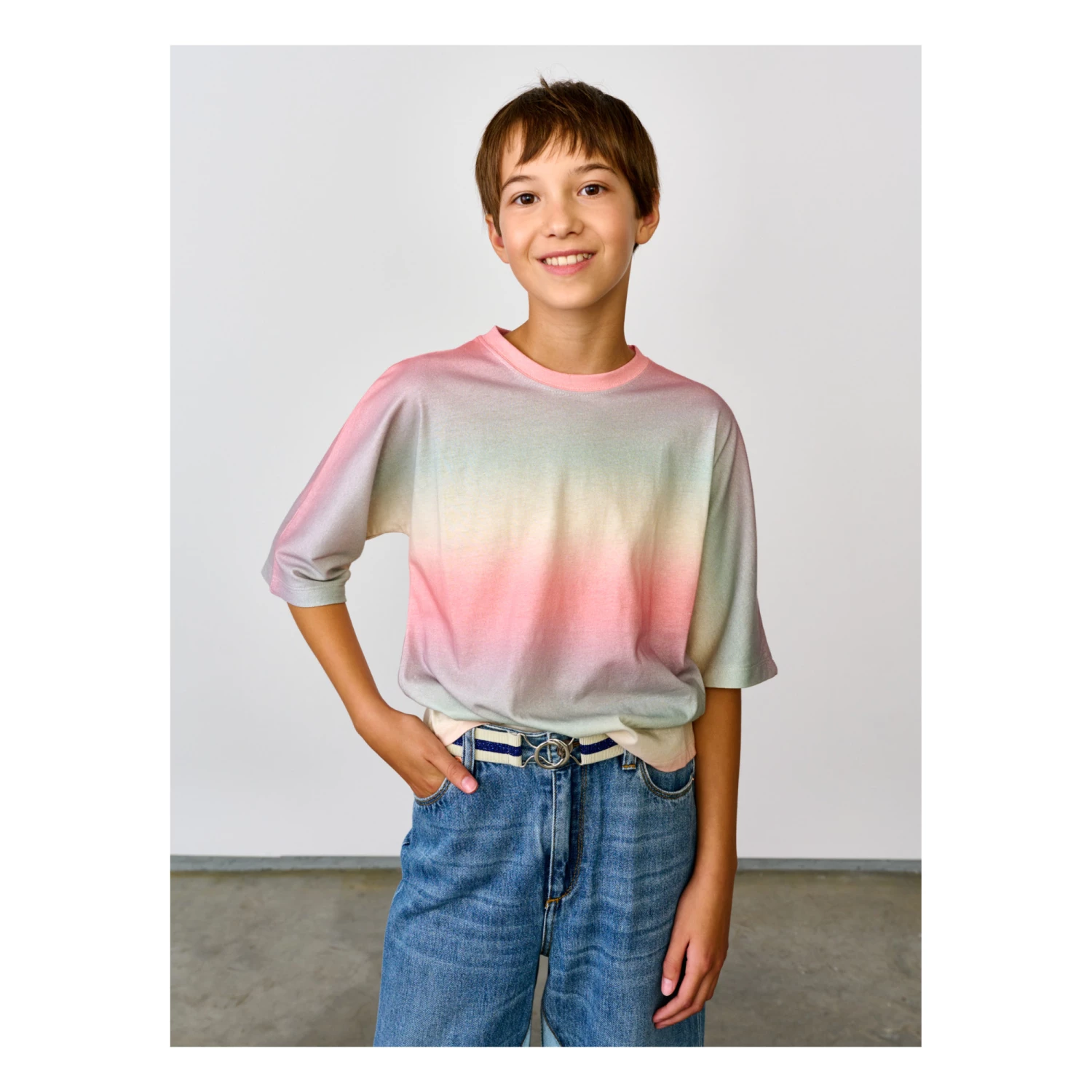 Atha Tie-Dye T-shirt Pink Bellerose Fashion Teen, Children 3 Atha Tie-Dye T-shirt Pink Bellerose Fashion Teen, Children - Image 3