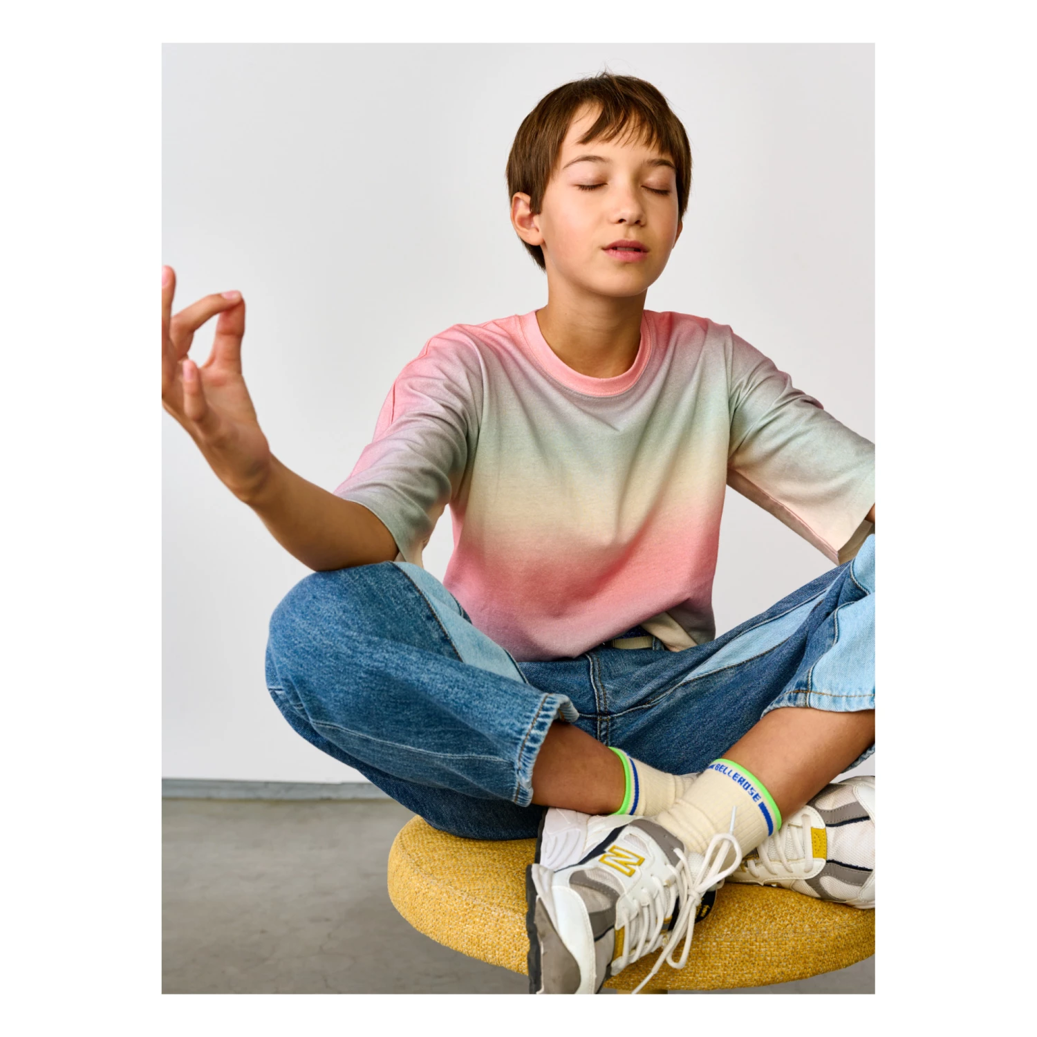 Atha Tie-Dye T-shirt Pink Bellerose Fashion Teen, Children 4 Atha Tie-Dye T-shirt Pink Bellerose Fashion Teen, Children - Image 4