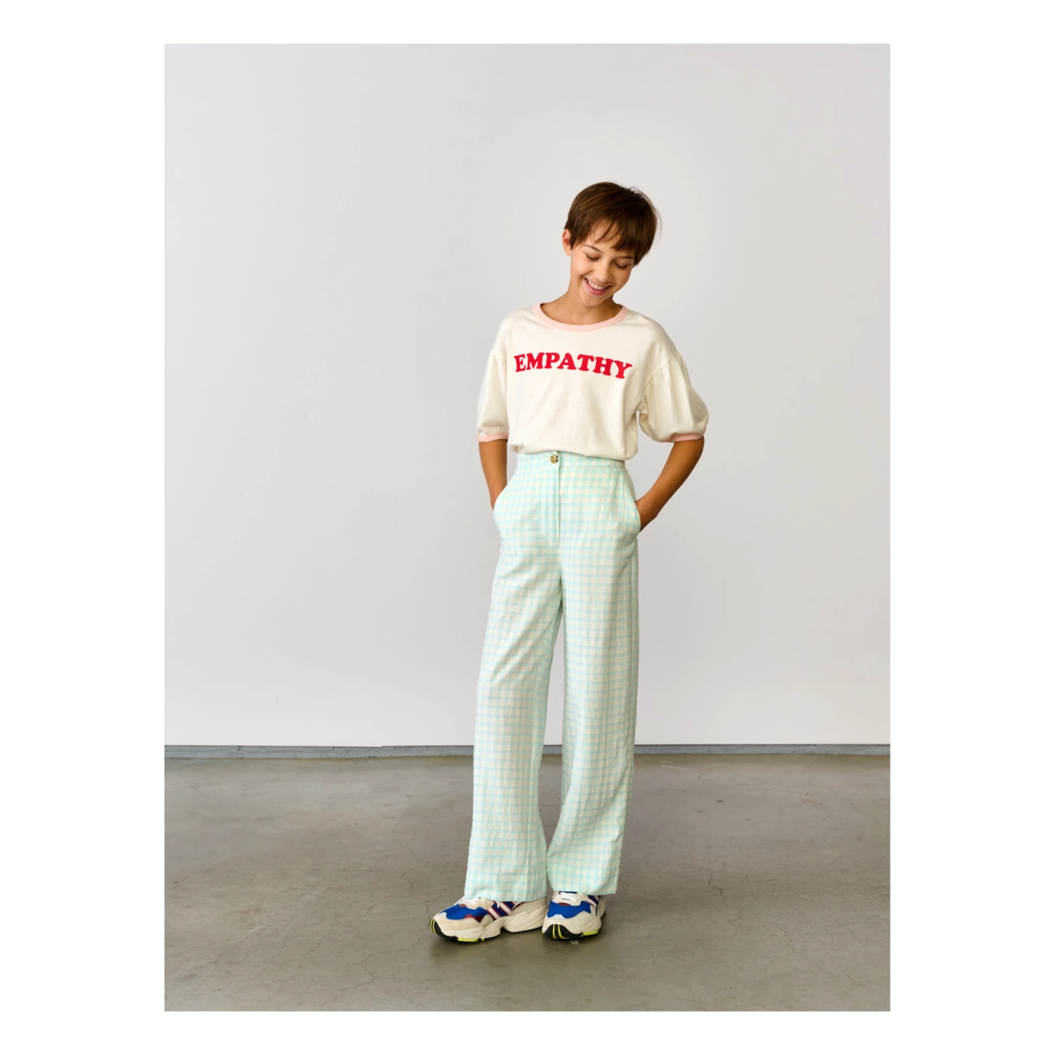Aura Straight-Leg Trousers Light Blue Bellerose Fashion Teen, Children 2 Aura Straight-Leg Trousers Light Blue Bellerose Fashion Teen, Children - Image 2