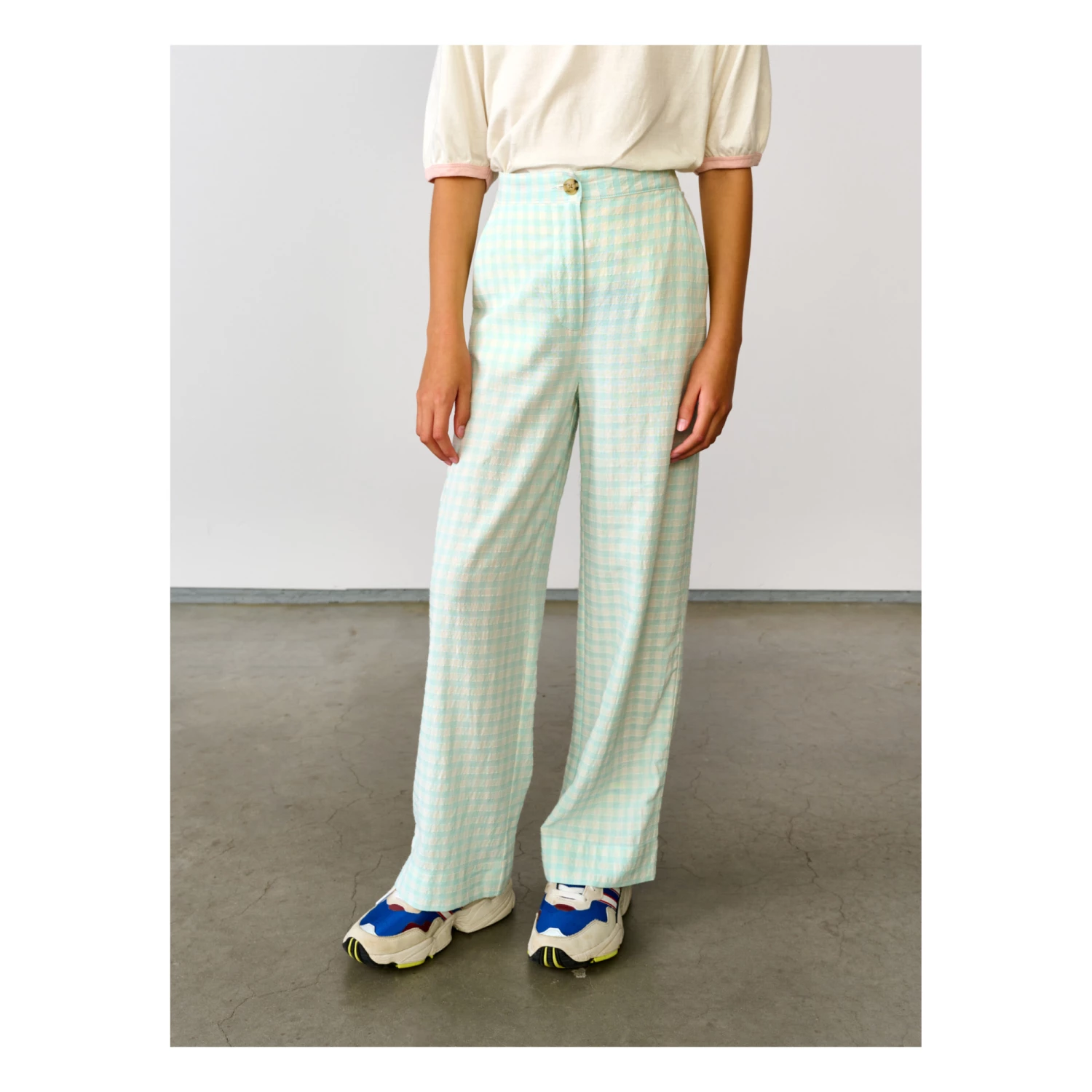 Aura Straight-Leg Trousers Light Blue Bellerose Fashion Teen, Children 3 Aura Straight-Leg Trousers Light Blue Bellerose Fashion Teen, Children - Image 3