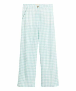 Aura Straight-Leg Trousers Light Blue Bellerose Fashion Teen, Children