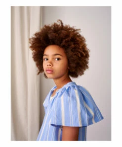 Aurdry Dress Blue Bellerose Fashion Teen, Children -Bellerose Elegant Shop aurdry dress blue bellerose fashion teen children 2
