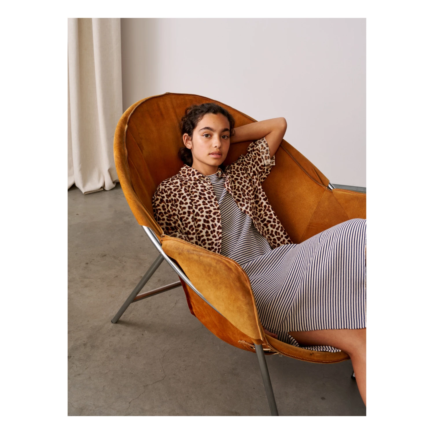 Ave Leopard Print Shirt Brown Bellerose Fashion Teen, Children 5 Ave Leopard Print Shirt Brown Bellerose Fashion Teen, Children - Image 5