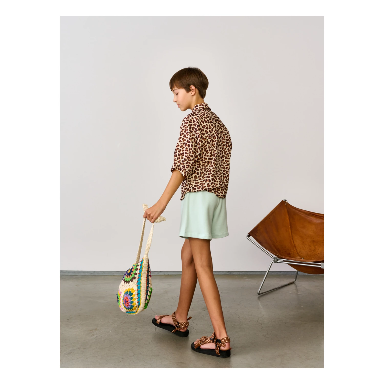 Ave Leopard Print Shirt Brown Bellerose Fashion Teen, Children 9 Ave Leopard Print Shirt Brown Bellerose Fashion Teen, Children - Image 9