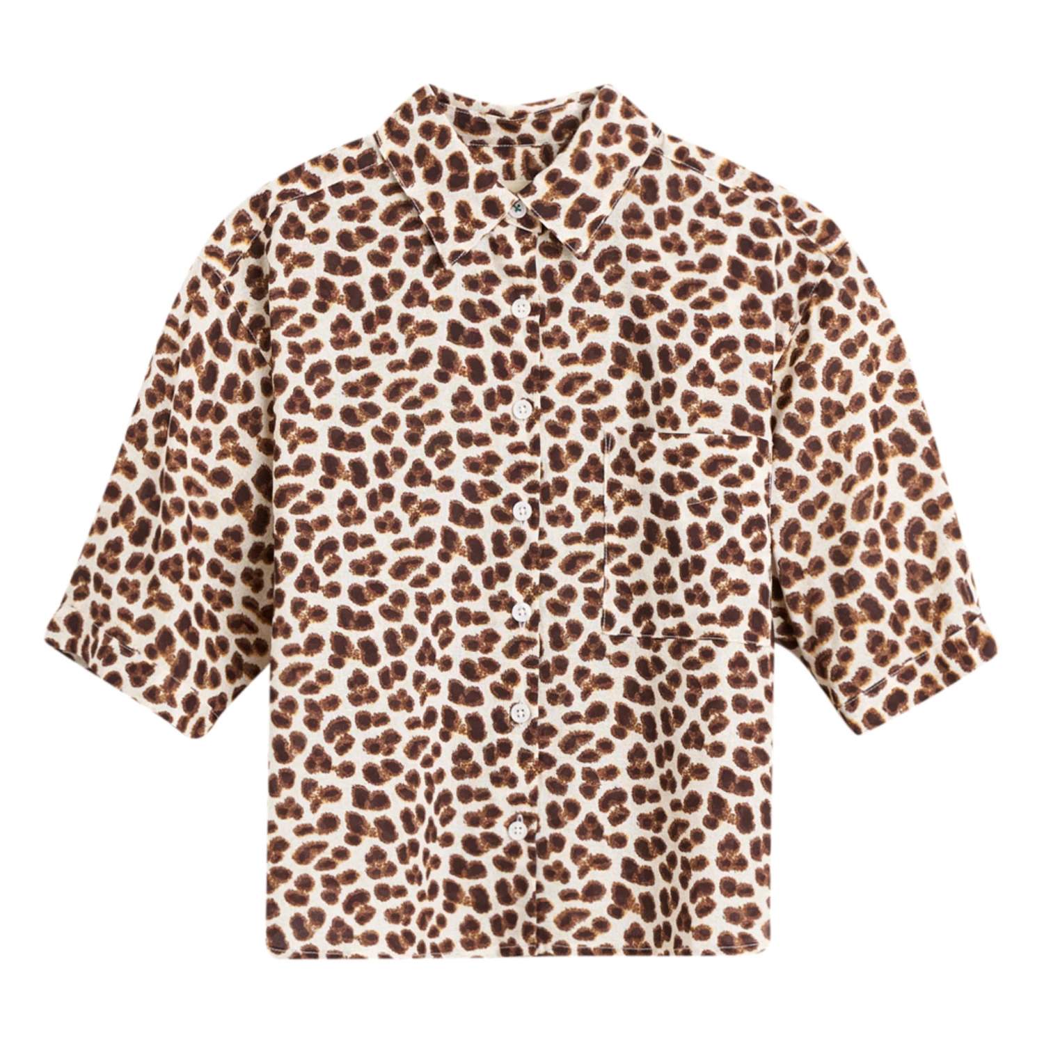 Ave Leopard Print Shirt Brown Bellerose Fashion Teen, Children 1 Ave Leopard Print Shirt Brown Bellerose Fashion Teen, Children