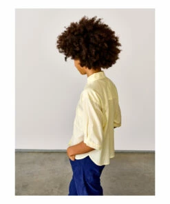 Ave Plain Shirt Yellow Bellerose Fashion Teen, Children -Bellerose Elegant Shop ave plain shirt yellow bellerose fashion teen children 3
