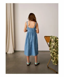 Axelle Dress Blue Bellerose Fashion Teen, Children -Bellerose Elegant Shop axelle dress blue bellerose fashion teen children 5