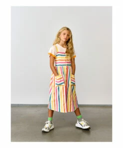 Axelle Striped Dress Yellow Bellerose Fashion Teen, Children 11 Axelle Striped Dress Yellow Bellerose Fashion Teen, Children -Bellerose Elegant Shop axelle striped dress yellow bellerose fashion teen children 2