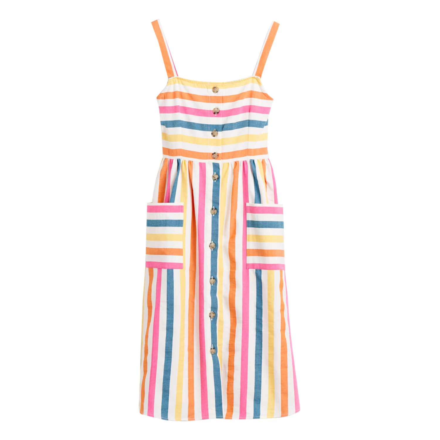 Axelle Striped Dress Yellow Bellerose Fashion Teen, Children 1 Axelle Striped Dress Yellow Bellerose Fashion Teen, Children