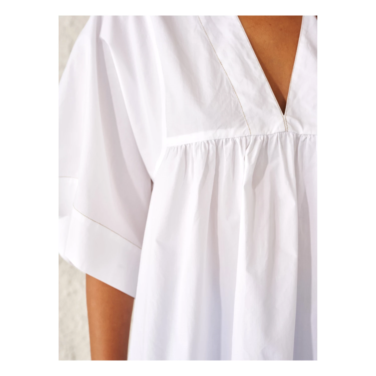 Azelie Blouse - Women’s Collection - White Bellerose Fashion Adult 4 Azelie Blouse - Women’s Collection - White Bellerose Fashion Adult - Image 4