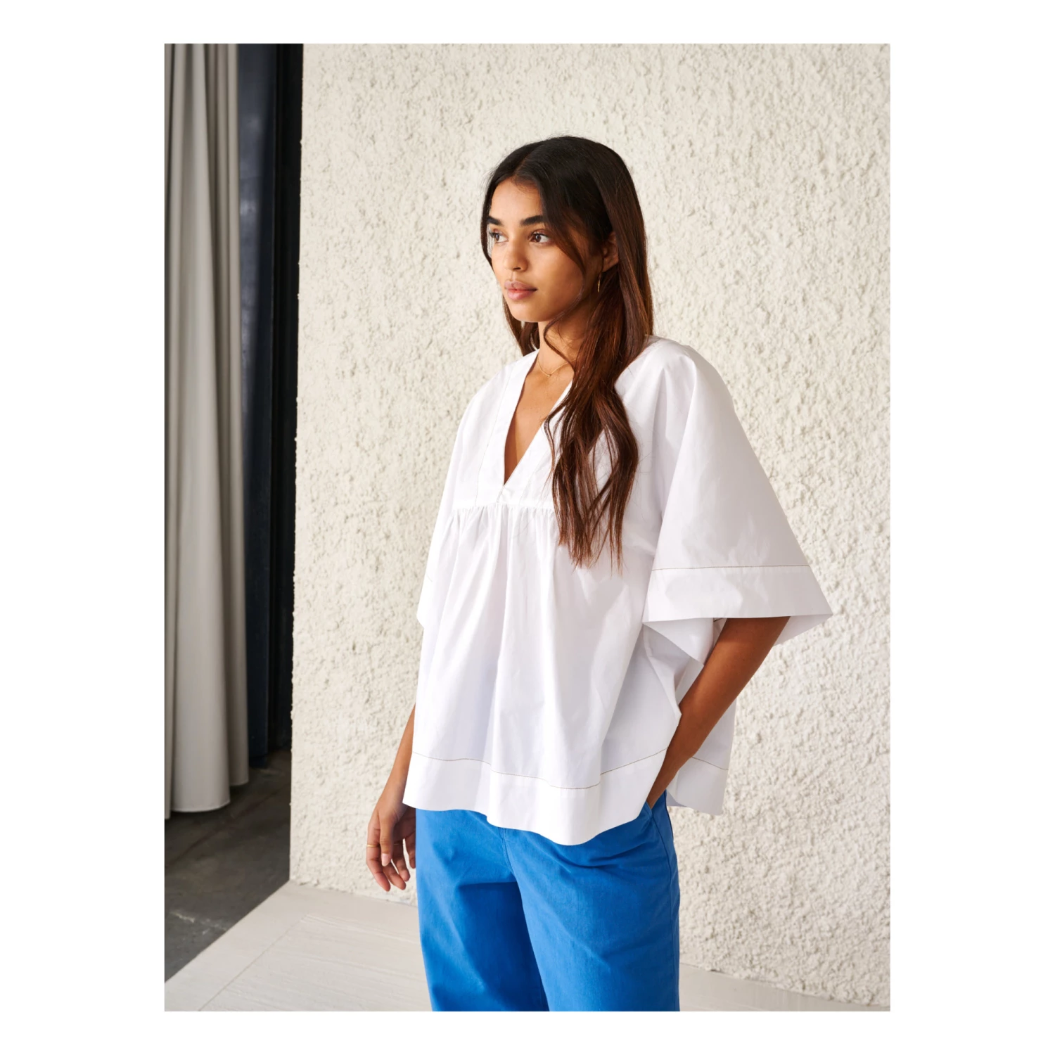 Azelie Blouse - Women’s Collection - White Bellerose Fashion Adult 5 Azelie Blouse - Women’s Collection - White Bellerose Fashion Adult - Image 5
