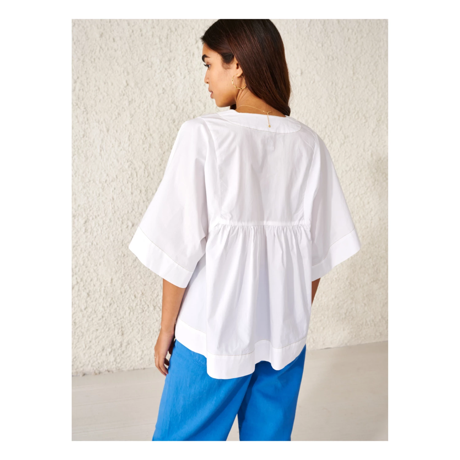 Azelie Blouse - Women’s Collection - White Bellerose Fashion Adult 6 Azelie Blouse - Women’s Collection - White Bellerose Fashion Adult - Image 6