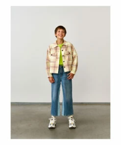Azukar Checked Jacket Pale pink Bellerose Fashion Teen, Children