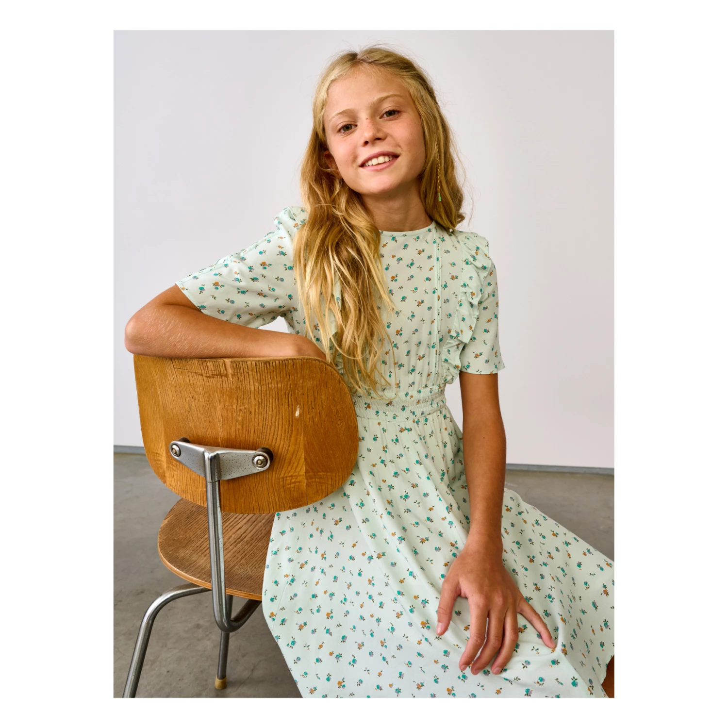 Azul Dress Light blue Bellerose Fashion Teen, Children 5 Azul Dress Light blue Bellerose Fashion Teen, Children - Image 5