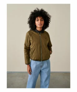 Belay Teddy Reversible Jacket - Women's Collection - Ecru Bellerose Fashion Adult -Bellerose Elegant Shop belay teddy reversible jacket women s collection belay teddy reversible jacket women s collection ecru bellerose fashion adult 4