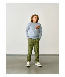 Binch Sun Sweatshirt Grey blue Bellerose Fashion Teen, Children