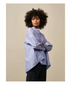 Blouse Gorky Stripe - Women's Collection - Blue Bellerose Fashion Adult -Bellerose Elegant Shop blouse gorky stripe women s collection blouse gorky stripe women s collection blue bellerose fashion adult 2